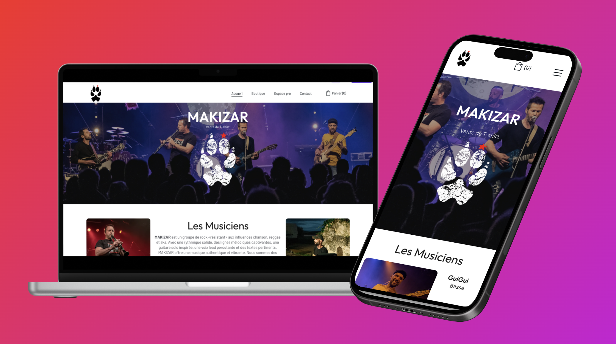 Makizar mockup