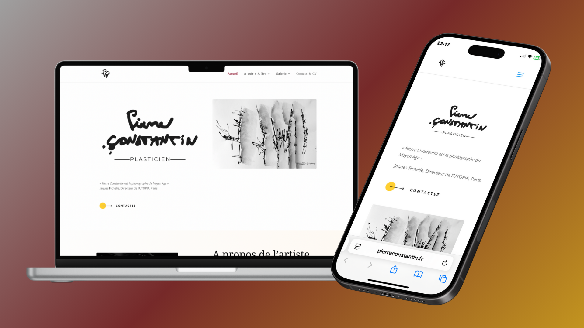 Pierre Constantin mockup